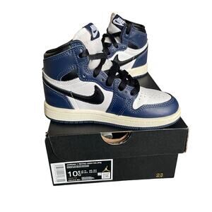 Jordan 1 Retro High OG Midnight Navy (PS) Size 10.5 FD14120-401 - BOX INCLUDED